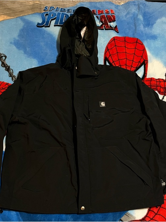 Carhartt Other - Carhartt Men's Black j162 nylon Hooded Jacket